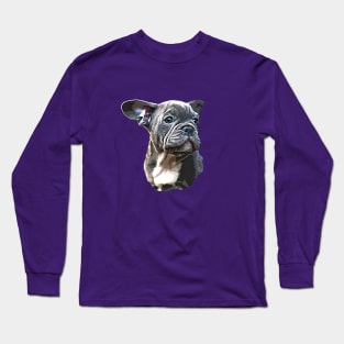 French Bulldog Blue Puppy So Cute! Long Sleeve T-Shirt